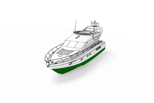 Zone verte pour les bateaux
