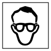 Piktogramm Schutzmaßnahme Brille