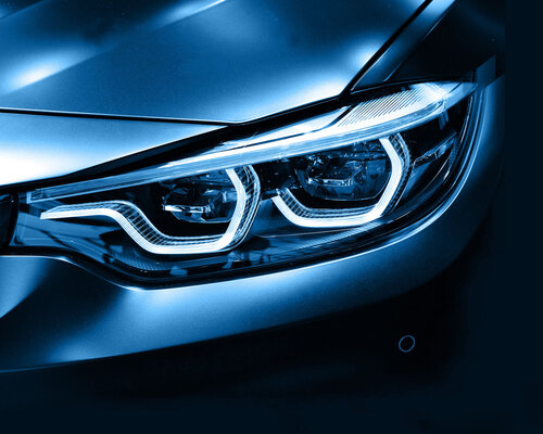 Recubrimiento de lentes de faros