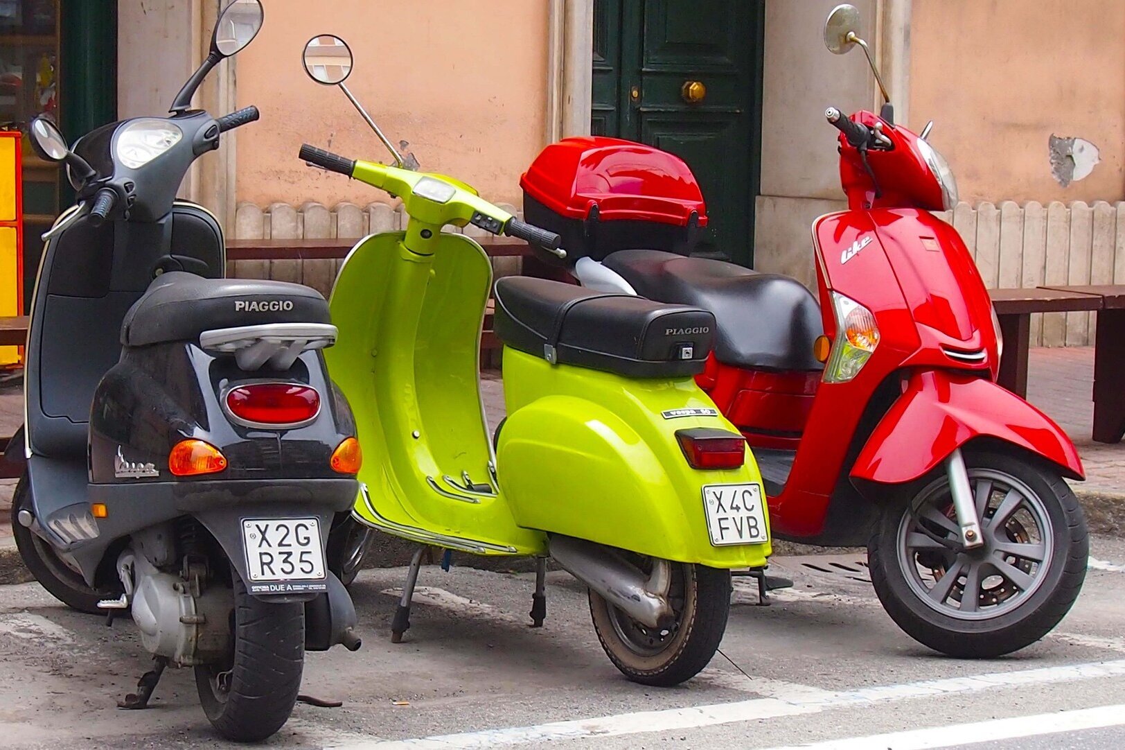 Rodillo de diferentes colores