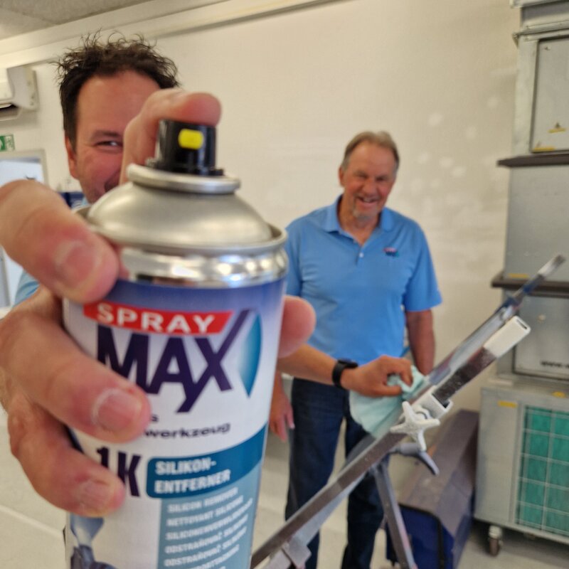 Anwendungstechniker mit SprayMax