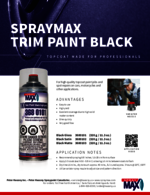 SprayMax Trim Paint Black