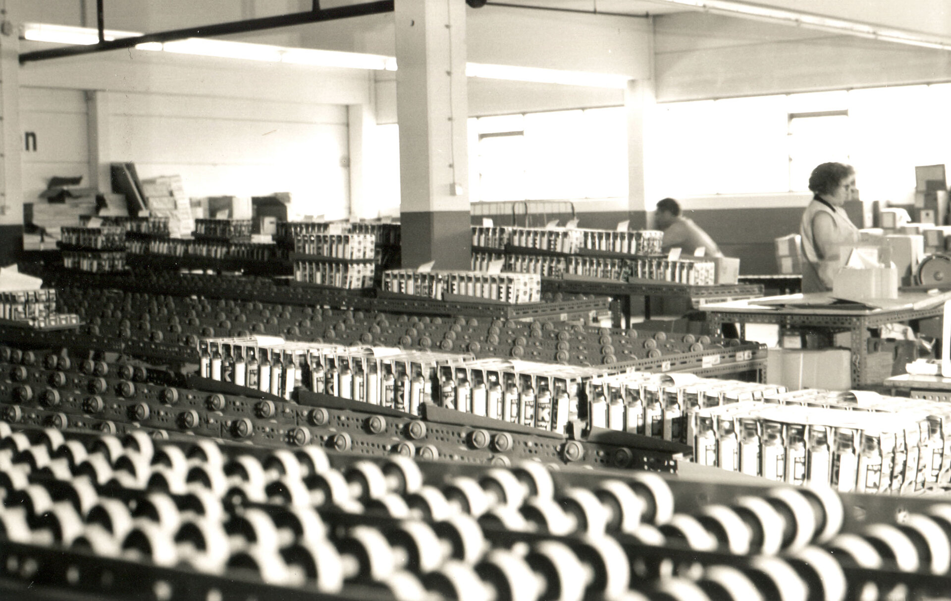 Historisches Bild der Produktion von 1966