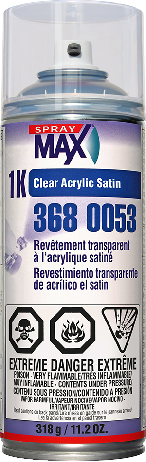 1K Clear Acrylic satin