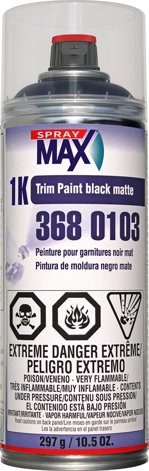 1K Trim Paint Black Matte